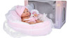 Muñeco Bebe Recien Nacido C/moises 25cm Simil Rebourn 1