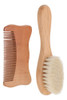 Conjunto De Escova E Pente De Madeira Para Bebês Natural Sof 2