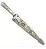 Cuchillo Criollo Alpaca Labrada 30cm Acero Carbono M.fierro 1