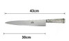 Cuchillo Criollo Alpaca Labrada 30cm Acero Carbono M.fierro 2