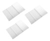 Toalha De Mesa De Plástico Branco Branca, 3 Peças À Prova De 1