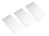 Toalha De Mesa De Plástico Branco Branca, 3 Peças À Prova De 5