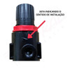 Filtro Regulador Ar Compressor 1/4 Completo C/2 Espigão 5/16 7