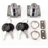 2pcs Cam Lock Pinball Arcade Máquina Puerta Gabinete Mostrar 1