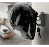 Kit 05 Suporte De Capacete Pendurar Gancho Chave Moto Preto 4