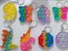 Fidget Popit Llaveros  Surtidos Multicolor X12  Antiestres 3