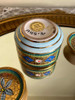4 Ceniceros Cerámica Sambuco Italy C/base.pintura Oro.despoj 6