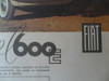 5 Rara Publicidad Fiat 600 600e Revista No Folleto Cartel 2