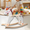 Cavalo De Balanço Para Bebês, Passeio De Madeira Em 4 Cavalo De Balanço Para Bebês, Passeio De Madeira Em 4