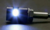 Par Parafuso Luz Placa Led Moto Carro Universal Custom 2