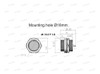 Ficha Conector Macho Chasis Microfono 4 Pines Rosca Din 2
