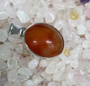 Ágata Cornalina Engarzado En Plata 925 2