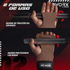 Muñequeras Guantes De Cuero Worx Levantamiento Pesa Gym 1