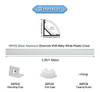 10 Canales De Aluminio 1m C/u Plateado Forma V Tiras Led 1