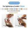10 Canales De Aluminio 1m C/u Plateado Forma V Tiras Led 2