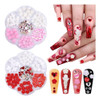 ~? 2 Cajas Corazón Nail Art Charms Torokom 3d Nail Art Rhine 0