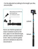Tripode/selfie Stick Gopro Impermeable C/soporte Telefono 3