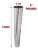 Duto Inox 430 5 Polegadas Chaminé Para Fornos Churrasqueiras 1