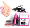 Nuevo Archivo De Clavo Eléctrico Pro Acrílico Pedicura Kit D 2