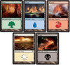 Cartas Magic 100 Tierras Basicas Mana Mtg Variadas 20 De C/u 1