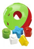Brinquedo Para Bebês Bola Com Formas Encaixe Didático Verde 1