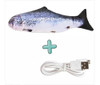Juguete Para Gato Interactivo Pez Electronico Usb 0