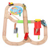 Conjunto De Brinquedos De Trilhos De Trem De Madeira, Simula 1