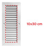 Rejilla De Ventilacion 10x30 Fija - Retorno / Extraccion 2