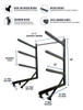 Storeyourboard Estante De Almacenamiento Para Muelle De Pad. 2