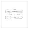 Juego De Cucharas De Té Tramontina Dynamic 3 Unidades 2