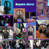 Soporte Para Auriculares Con Luz Rgb Giratoria 6