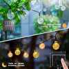 Pellimo 2-pack 30 Led 20ft Solar String Lights Outdoor, Crys 2