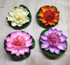 Uquabeso Flor Loto Artificial Flotante Espuma Con Lirio 4) 3