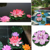 Uquabeso Flor Loto Artificial Flotante Espuma Con Lirio 4) 5