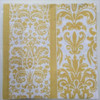 2 Paq Servilletas Fantasia Arabescos Dorados Tissuedoble 40u 0