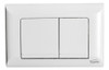 Tapa Tecla Rectangular Descarga Doble Blanca Ferrum Vta52-bl 0