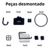 Acessorios Banheiro Porta Toalhas Papeis Saboneteira 5 Peças 1