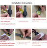 Compatible Para Amazfit Bip 3 Protector De Pantalla, [6 Paqu 3