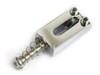 Kit 6 Carrinho Rastilho Cromado Ponte Guitarra Stratocaster 1