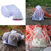 100 Bolsitas Tela Organza Cordon 13x18 Cm Souvenirs Joyería 1