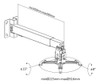 Soporte De Techo Para Proyector It-11e Gris Intelaid 20kg 6