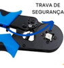 Alicate Prensa Terminais Ilhós Tubular Elétrica 0.5 A 10mm 2