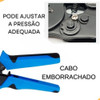 Alicate Prensa Terminais Ilhós Tubular Elétrica 0.5 A 10mm 4