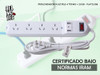 Zapatilla Prolongador Alargue Con Usb Enchufe Cable 4 Tomas 2