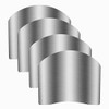 4 Protectores Cubre Dedos Para Cocina Metalico 0