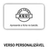 Ficha Espetinho Personalizada Pvc A Prova D'água 100 Unds 1