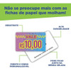Ficha Espetinho Personalizada Pvc A Prova D'água 100 Unds 2
