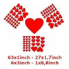 Vinilo Decorativo Pared [7lgby4n9] Corazones 3