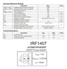 8 Pçs - Transistor Irf1407 - Irf 1407 - 75v 130amp - Canal N 5