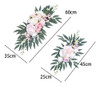 Kit De Flores Para Arco De Casamento, Pacote Com 2 Rosa 1